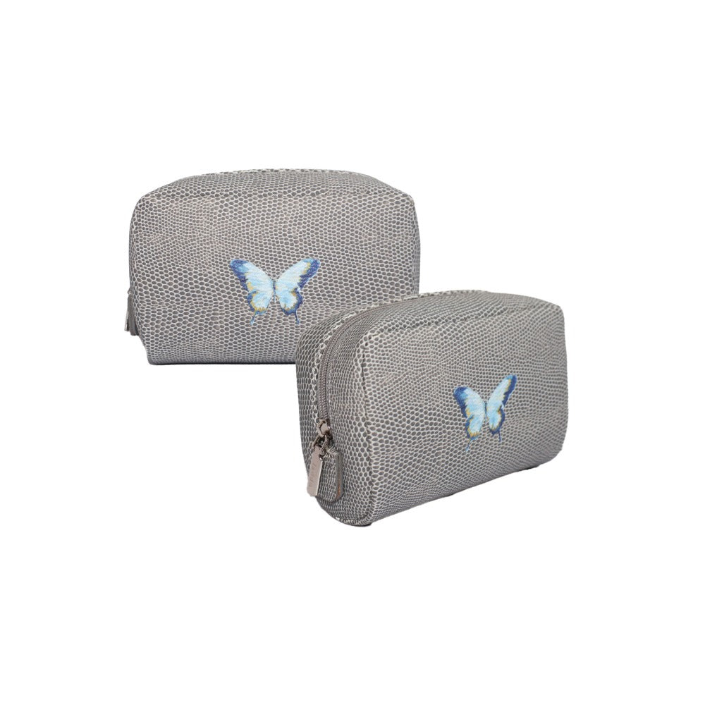 POUCH MONKEY REPTIL GRIS