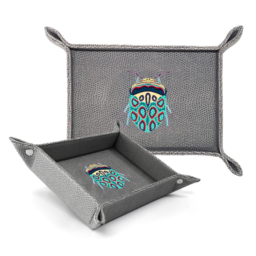 VACIA BOLSILLOS CHICO REPTIL GRIS