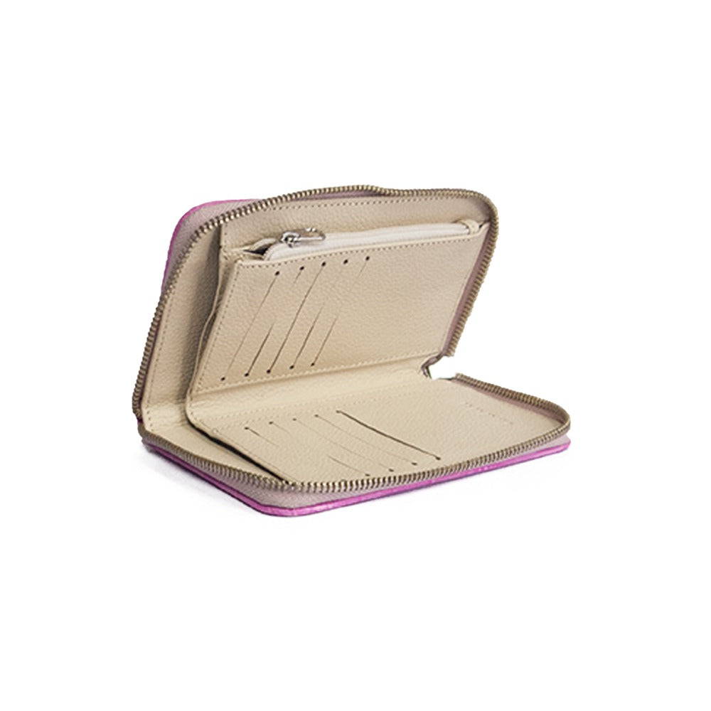 CARTERA MINI LICHA PIEL