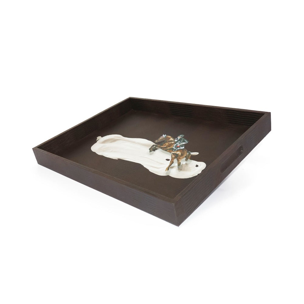 CHAROLA EXTRA GRANDE TABACO ARMADILLO TAY XACUR