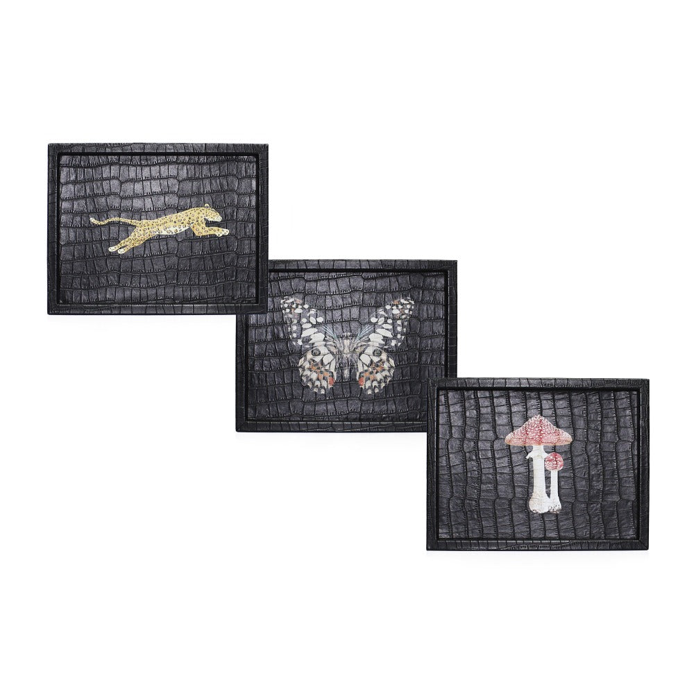 CHAROLA LADDU CROCO GLOSY NEGRO