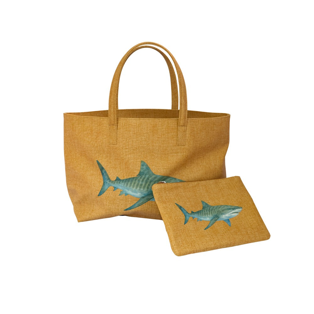 BOLSA MATEA PLAYA FIORE MOSTAZA