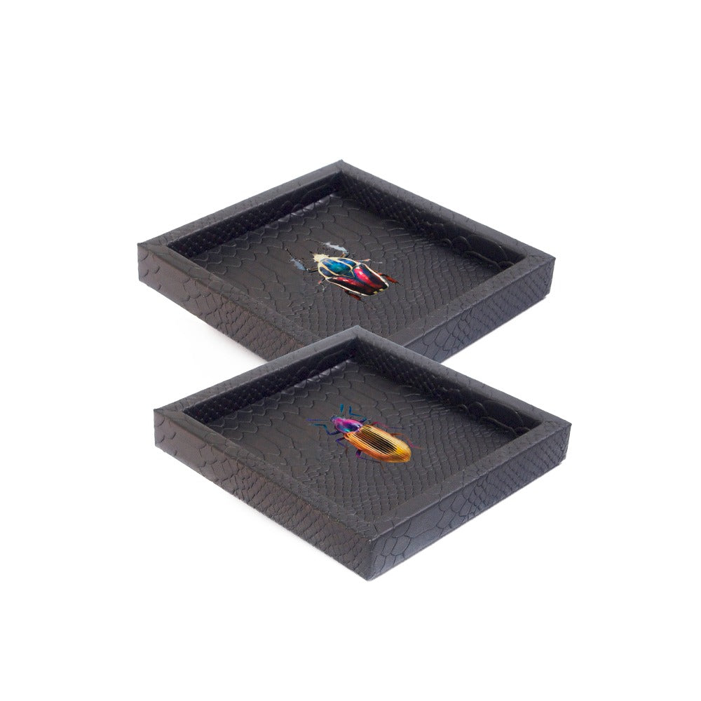 CHAROLA 18 X 18 NEGRO MATE