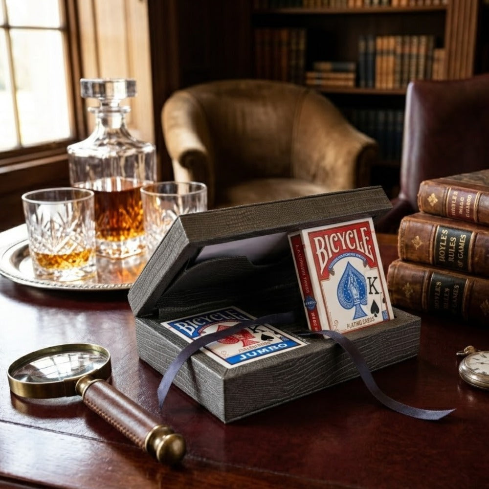 ARMADILLO GREY LUXURY PLAYING CARDS