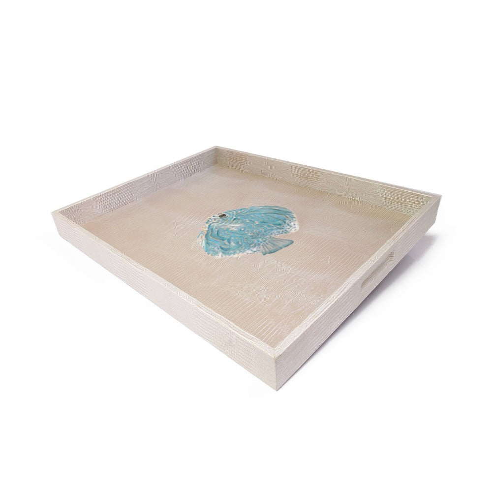 CHAROLA EXTRA GRANDE TEJUS PLATA BEIGE