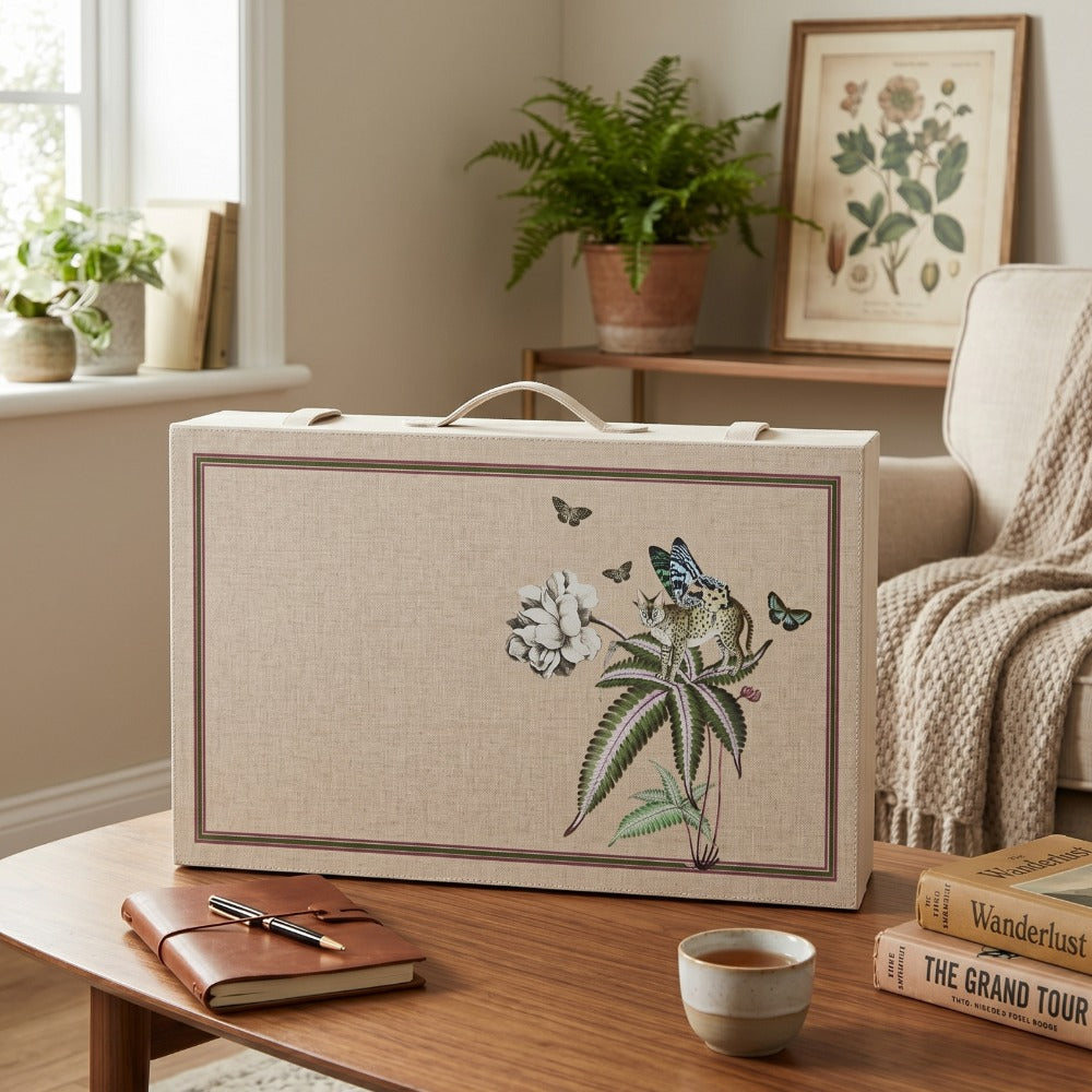 BACKGAMMON GRANDE FIORE BEIGE MUZALUCI