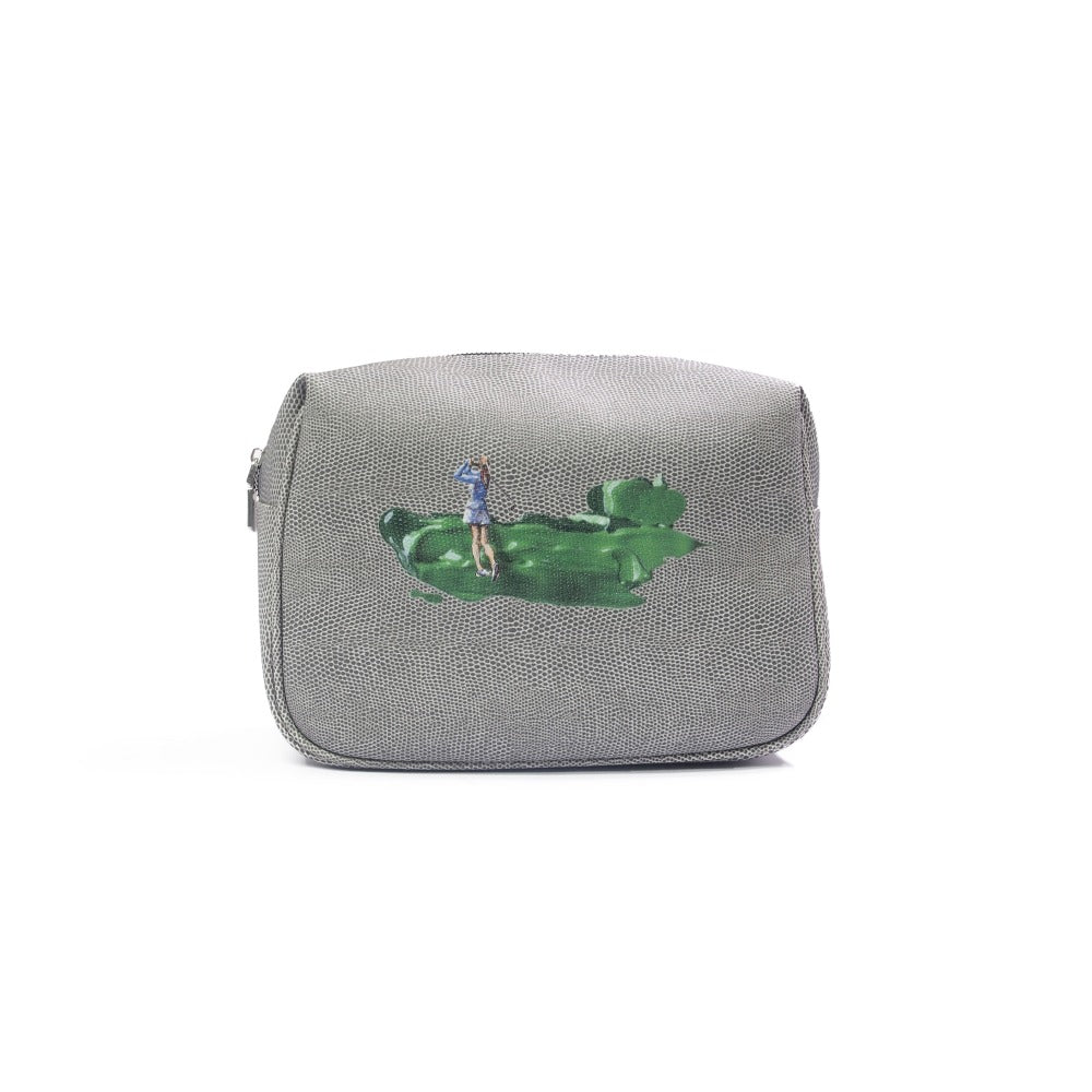 NECESER MEDIANO REPTIL GRIS TAY XACUR