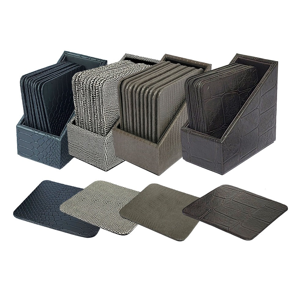 ESTUCHE PORTA VASOS CUADRADOS 12 LISO