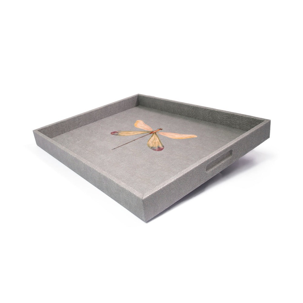 CHAROLA EXTRA GRANDE REPTIL GRIS