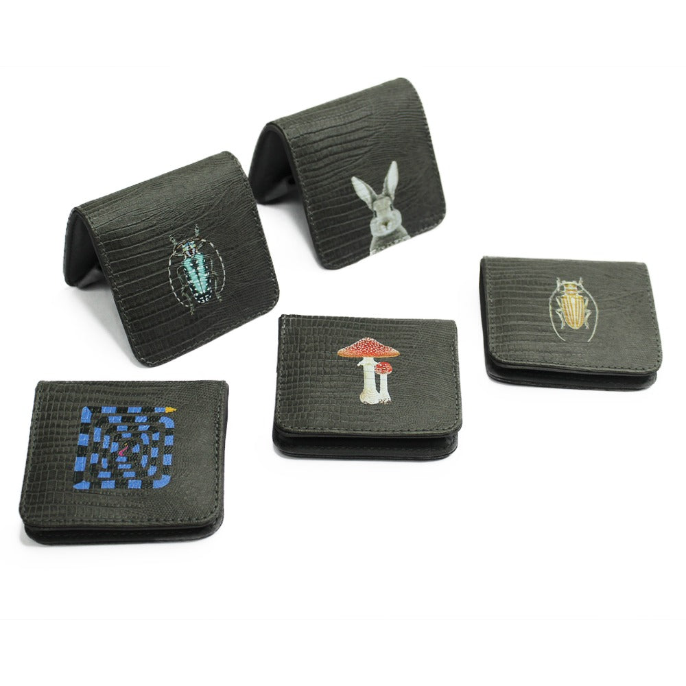 MONEDERO CUADRADO GRIS ARMADILLO