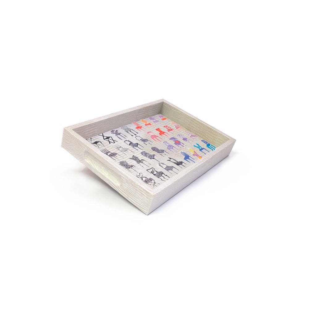 CHAROLA BURO TEJUS PLATA BEIGE PEDRO FRIEDEBERG