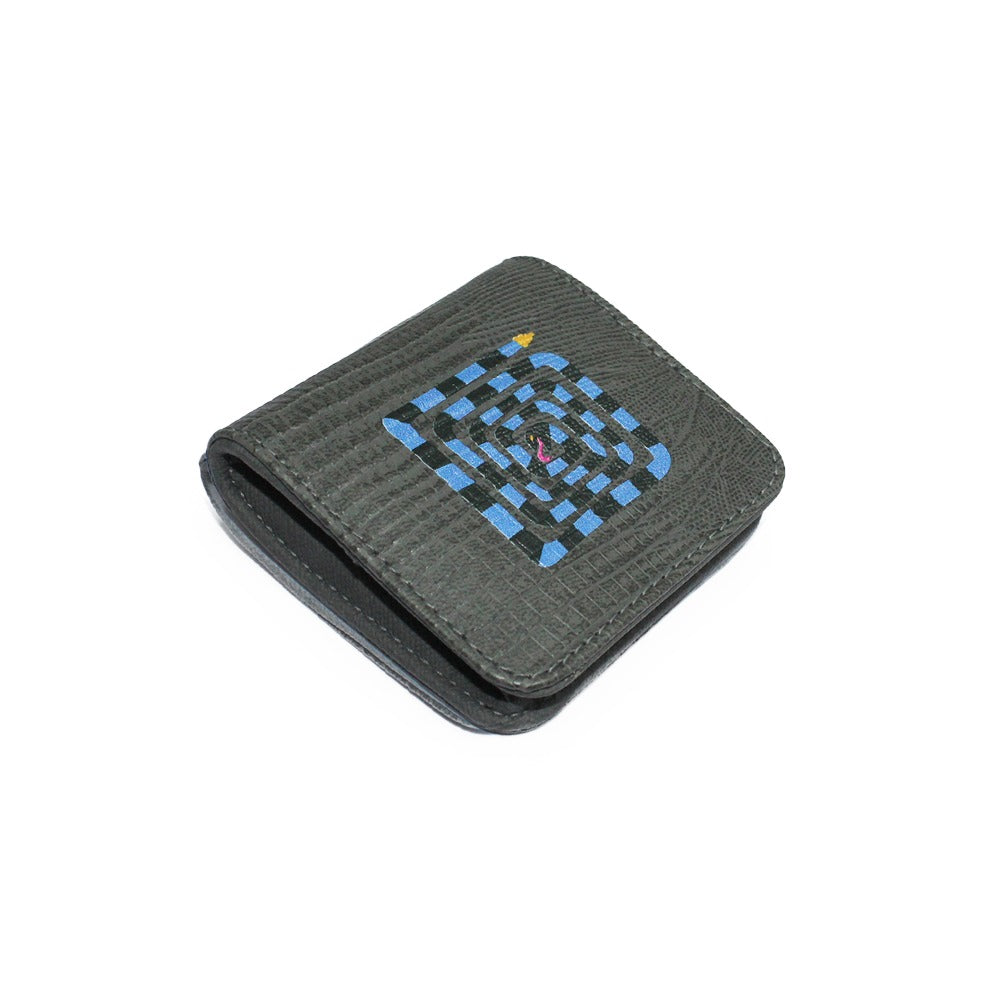 MONEDERO CUADRADO GRIS ARMADILLO