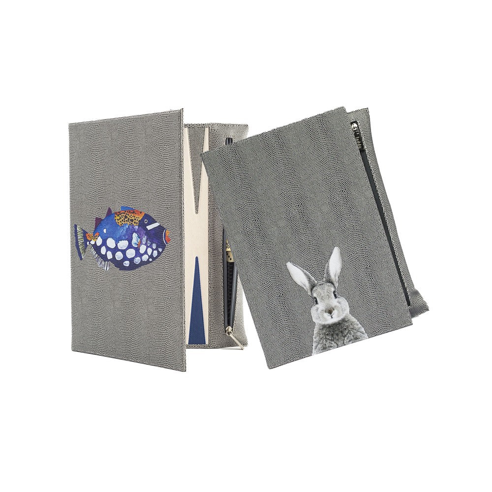 BACKGAMMON DE VIAJE REPTIL GRIS