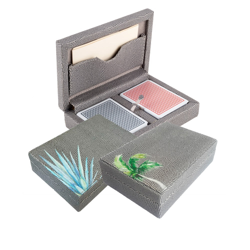 BARAJAS LUJO REPTIL GRIS