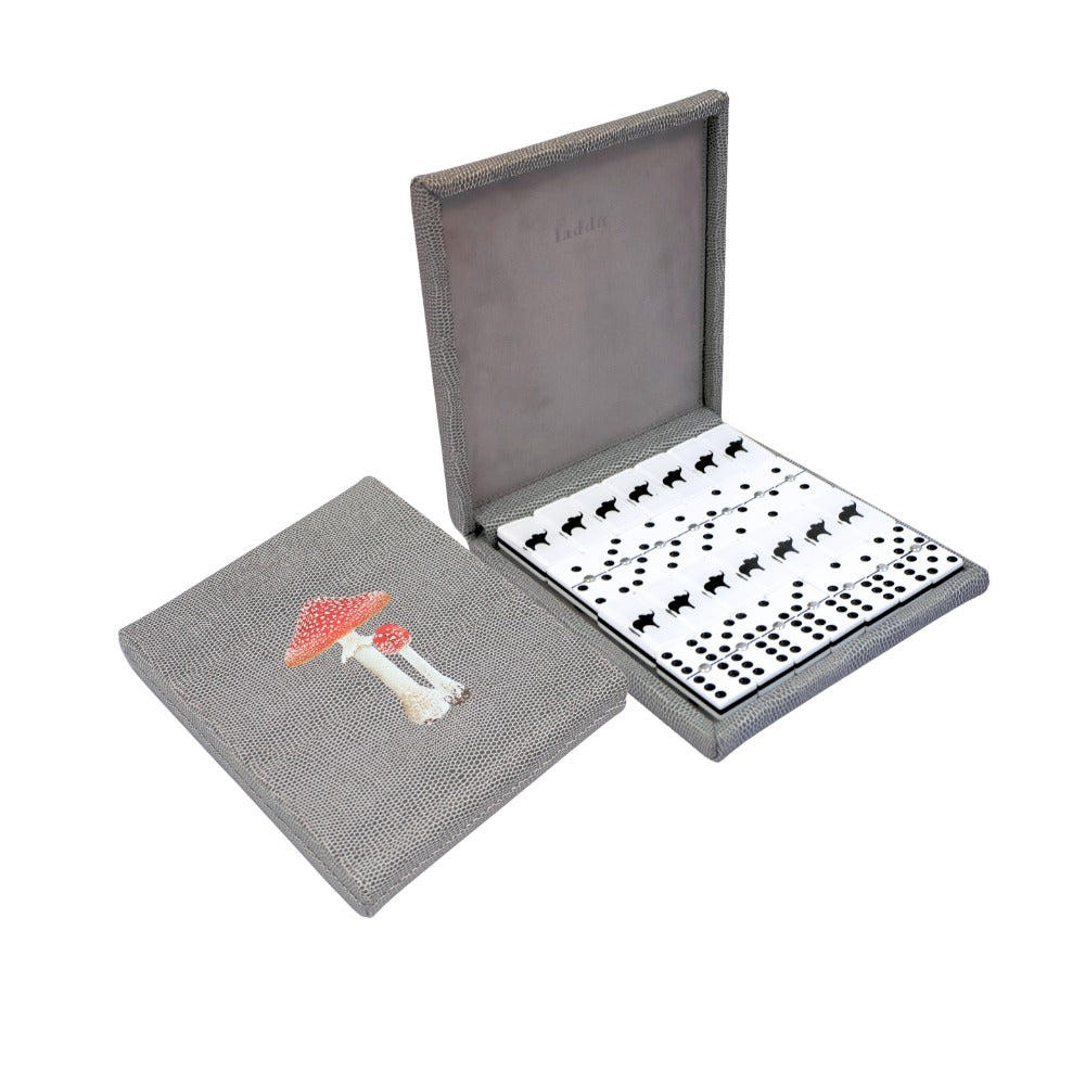 DOMINO PLANO CHICO REPTIL GRIS