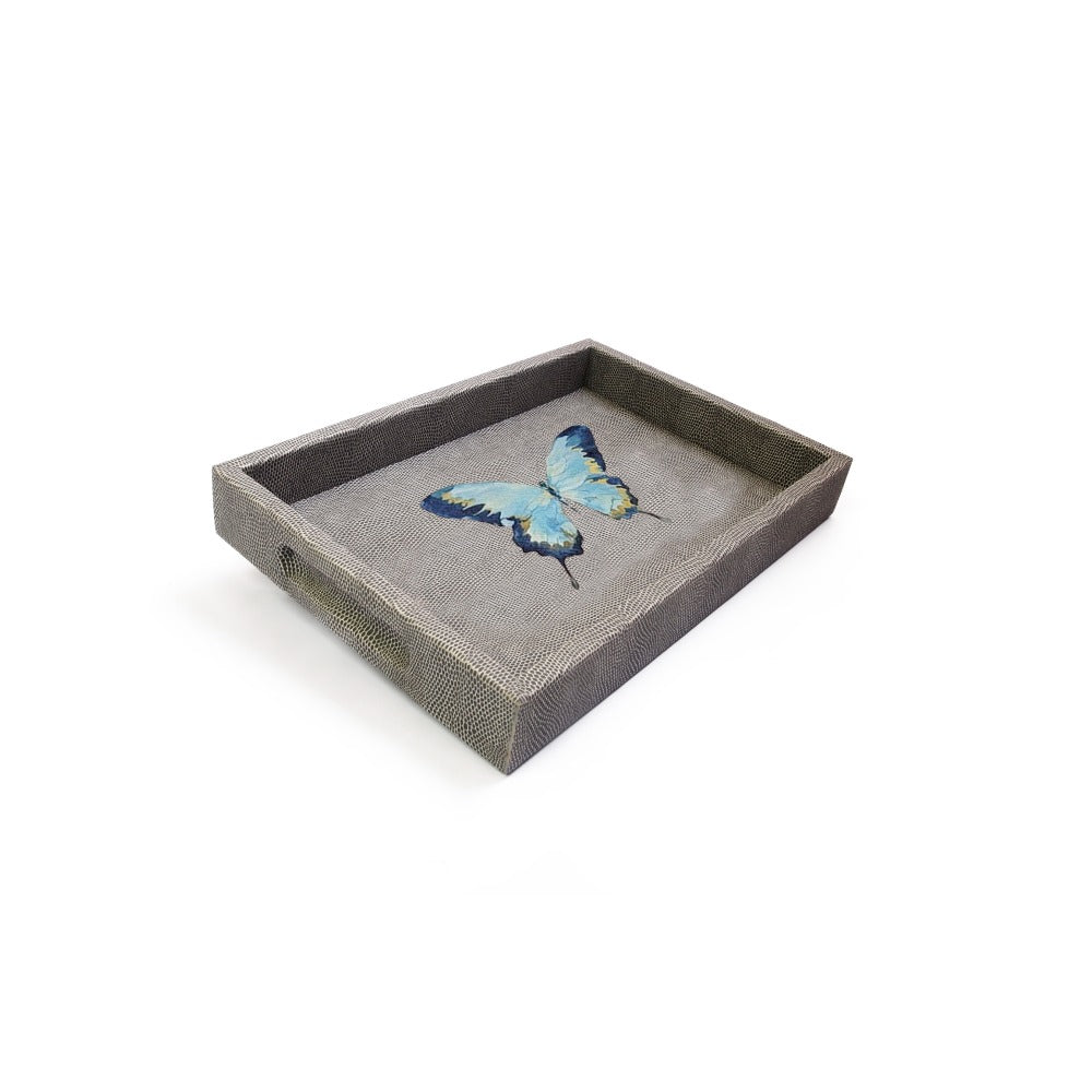 CHAROLA BURO REPTIL GRIS