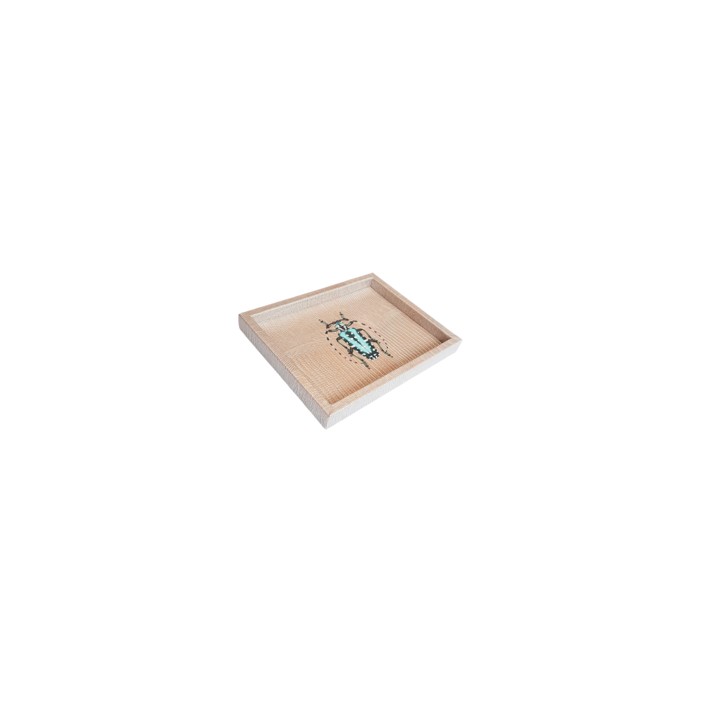 CHAROLA LADDU TEJUS PLATA BEIGE