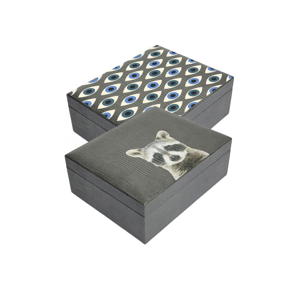 CAJA DE TE 6 GRIS ARMADILLO