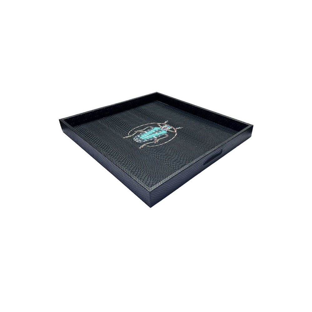 CHAROLA 50 X 50 NEGRO MATE