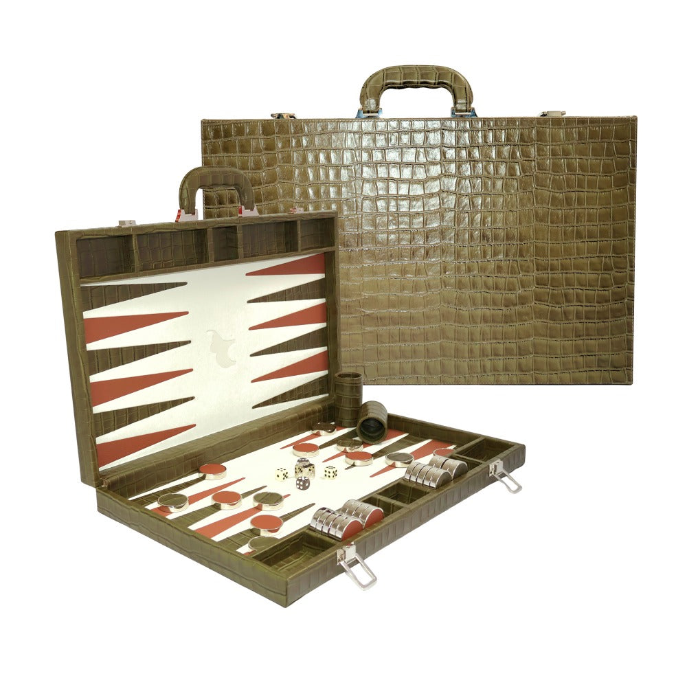 BACKGAMMON GRANDE PIEL