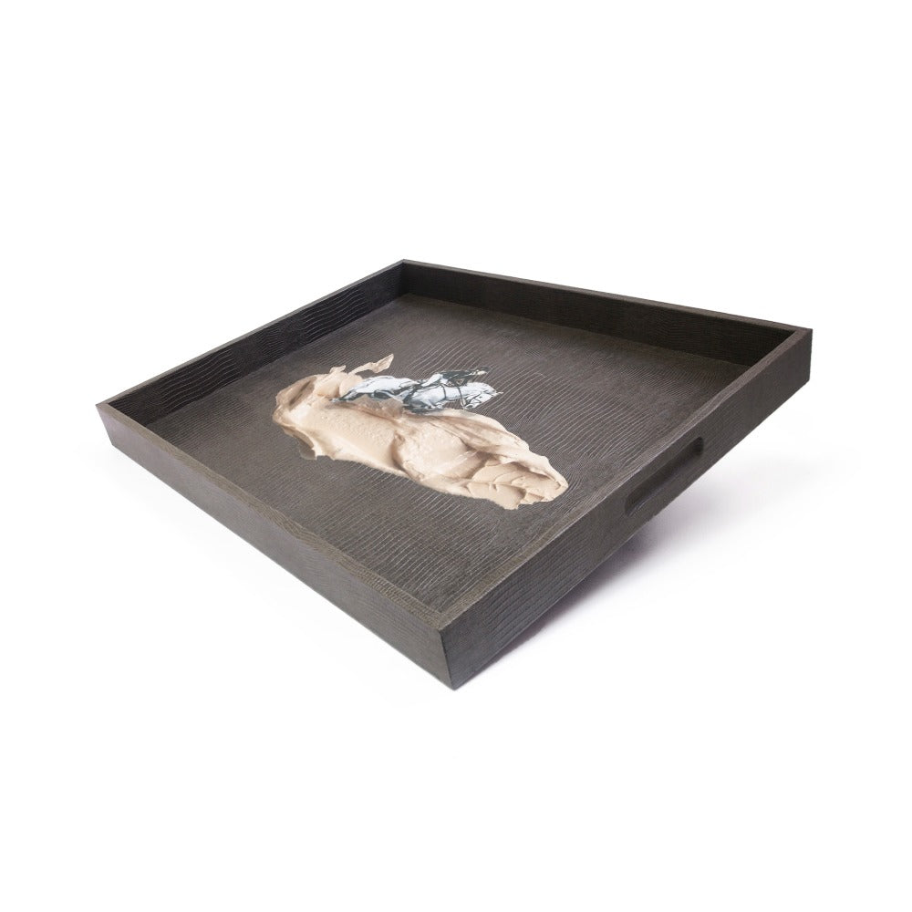 CHAROLA EXTRA GRANDE GRIS ARMADILLO TAY XACUR