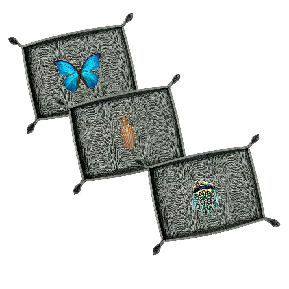 VACIA BOLSILLOS GRANDE REPTIL GRIS