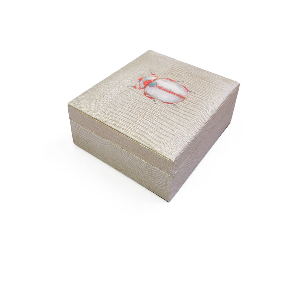 JOYERO BURO TEJUS PLATA BEIGE