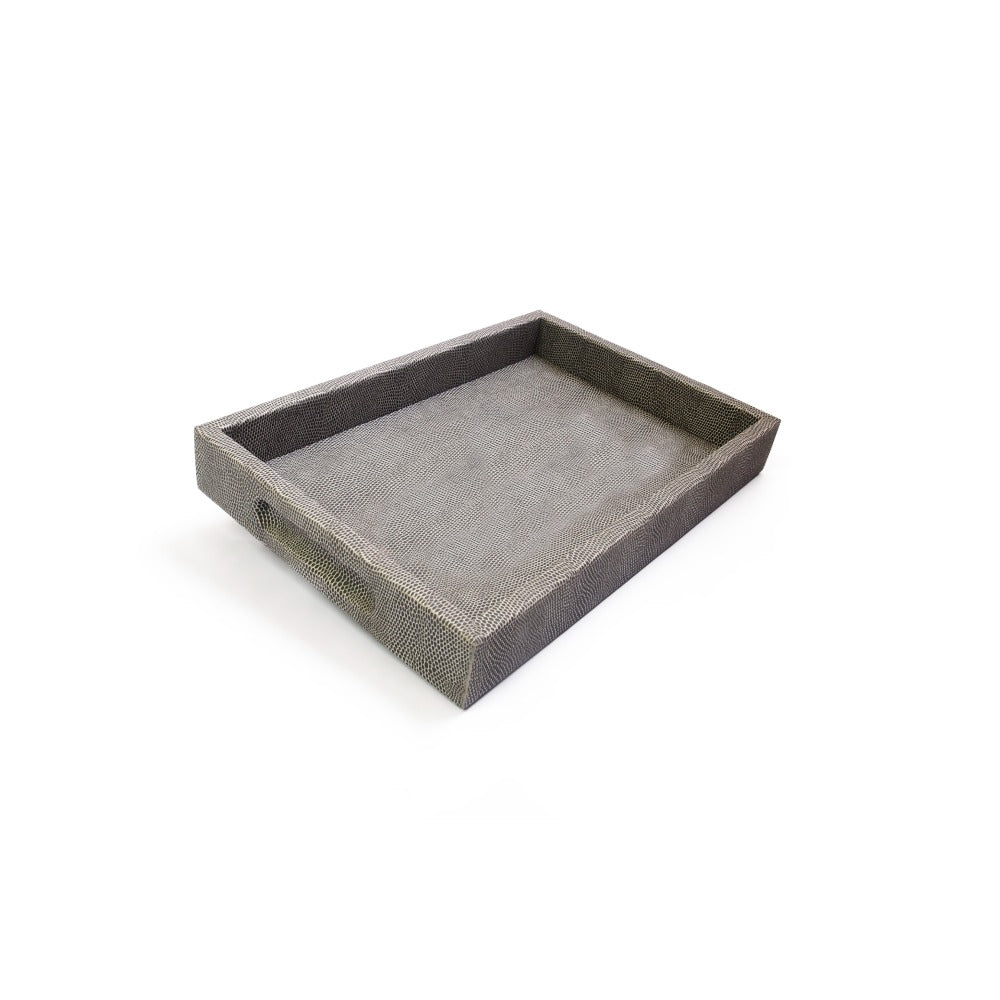 CHAROLA BURO REPTIL GRIS