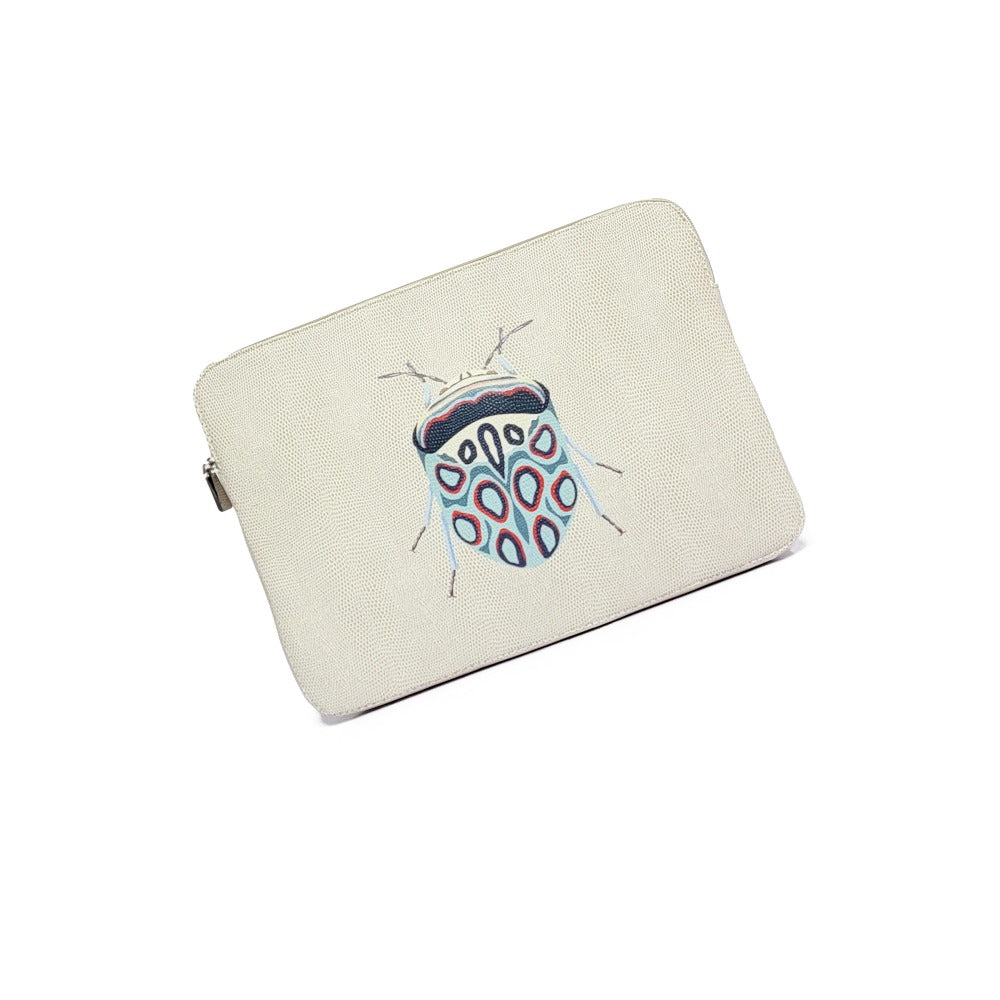 PORTA LAPTOP 13 RAYITAS CARNE