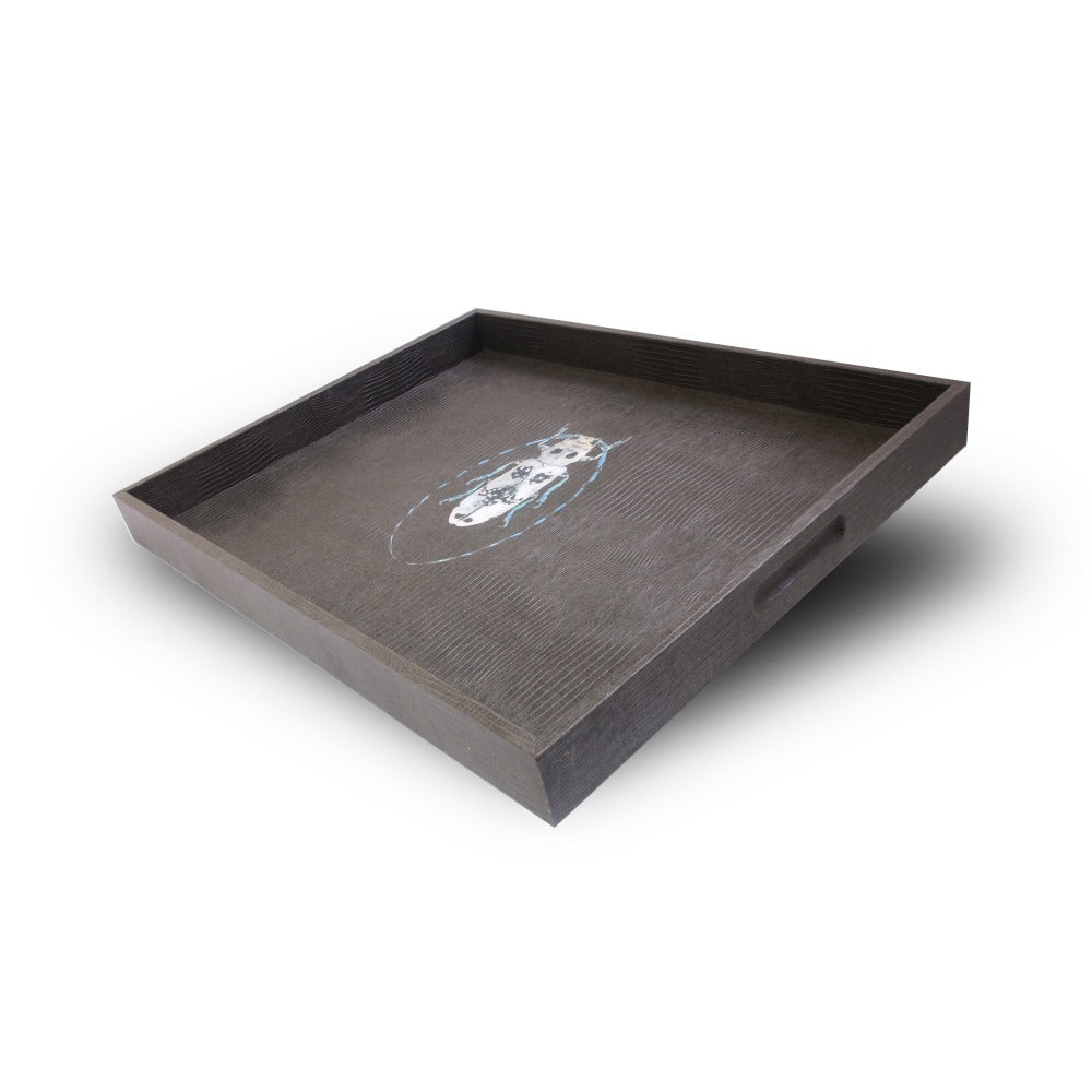 CHAROLA EXTRA GRANDE GRIS ARMADILLO