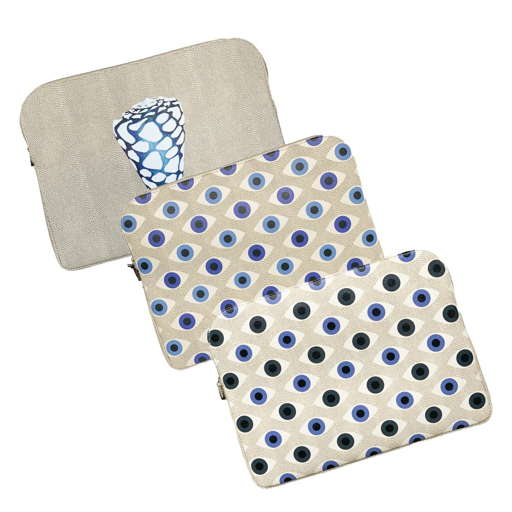 PORTA LAPTOP 15 RAYITAS CARNE