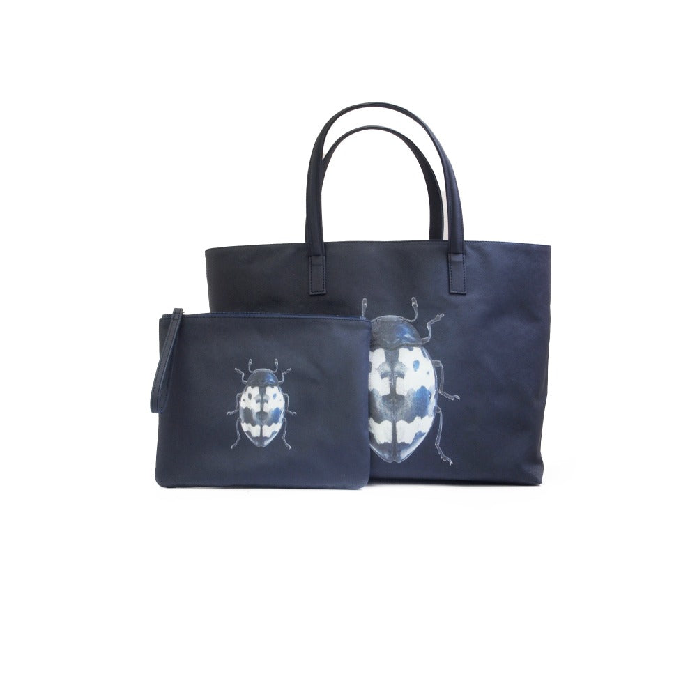 BOLSA MATEA PLAYA FORRO AZUL NOCHE