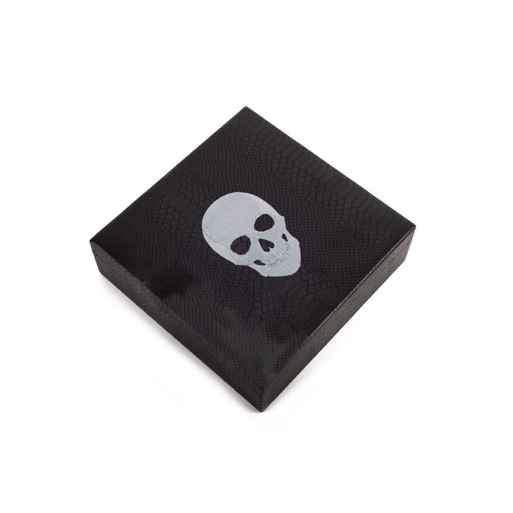 RELOJERA NEGRO MATE CALACA GRIS