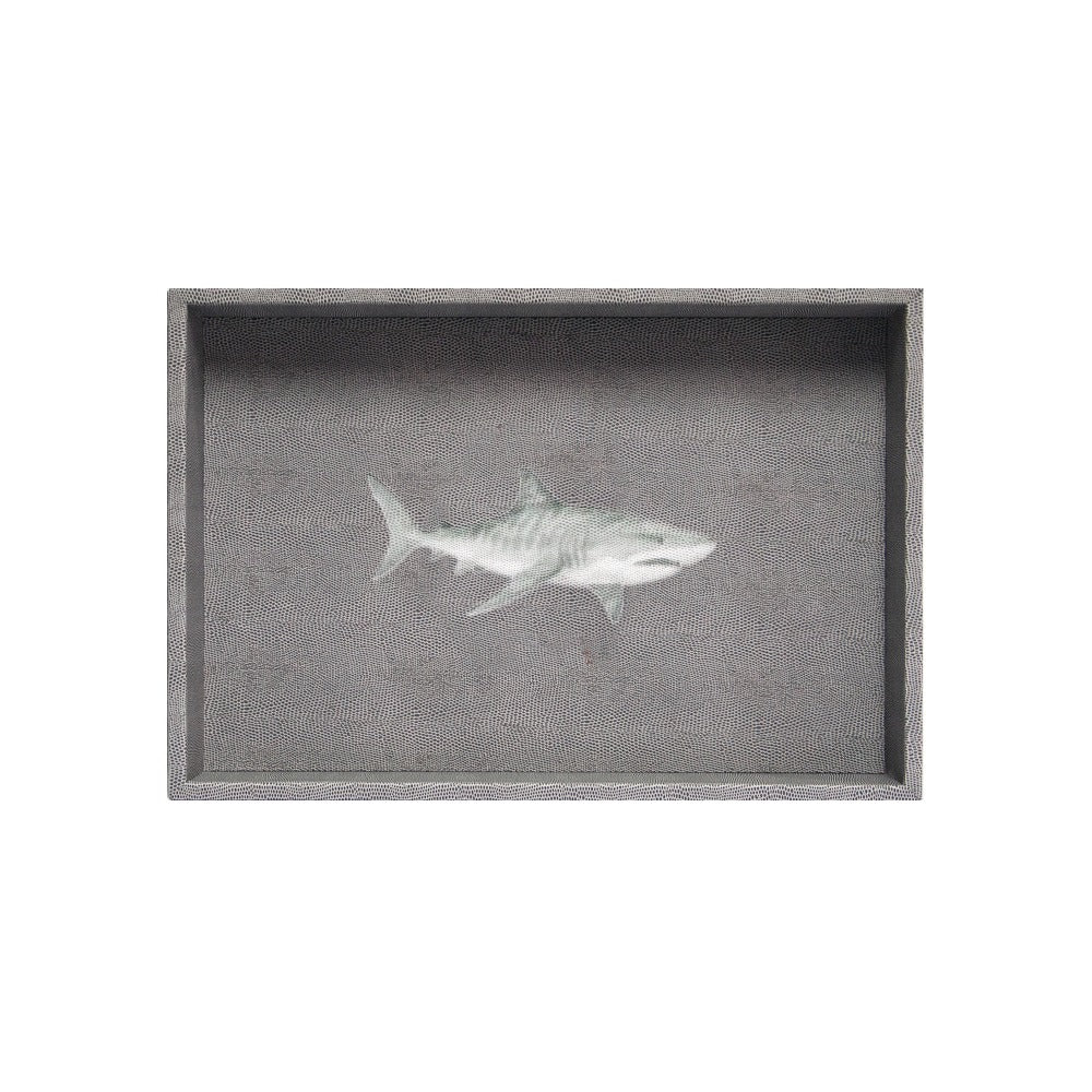 CHAROLA MEDIANA REPTIL GRIS