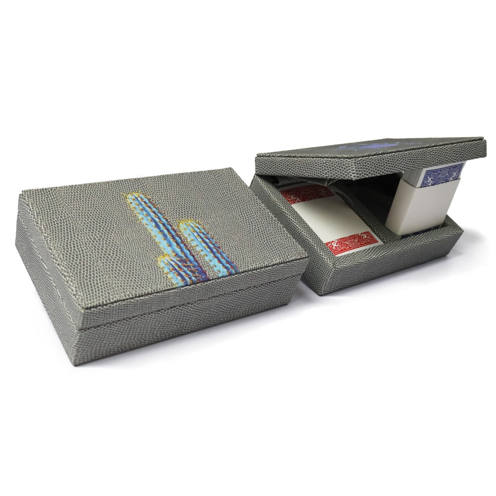 BARAJAS LUJO REPTIL GRIS