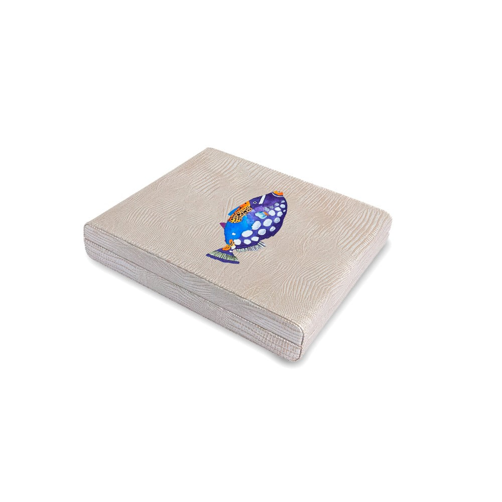 DOMINO INGLES TEJUS PLATA BEIGE