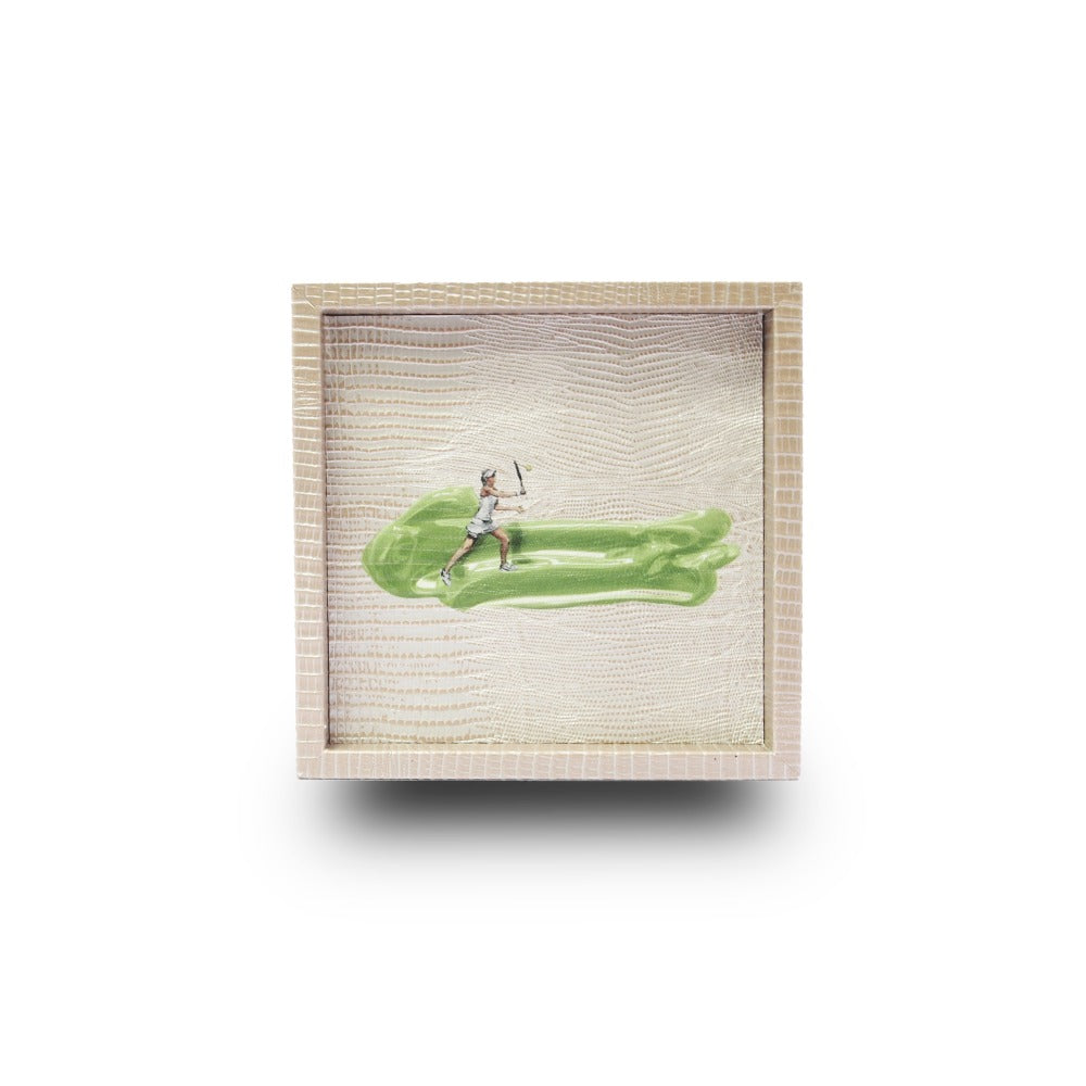 CHAROLA 18 X 18 TEJUS PLATA BEIGE TAY XACUR