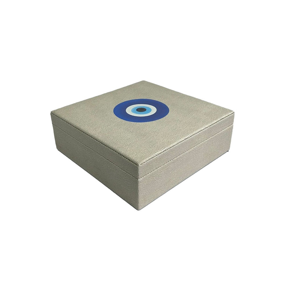 CAJA DECORATIVA GRANDE RAYITAS CARNE