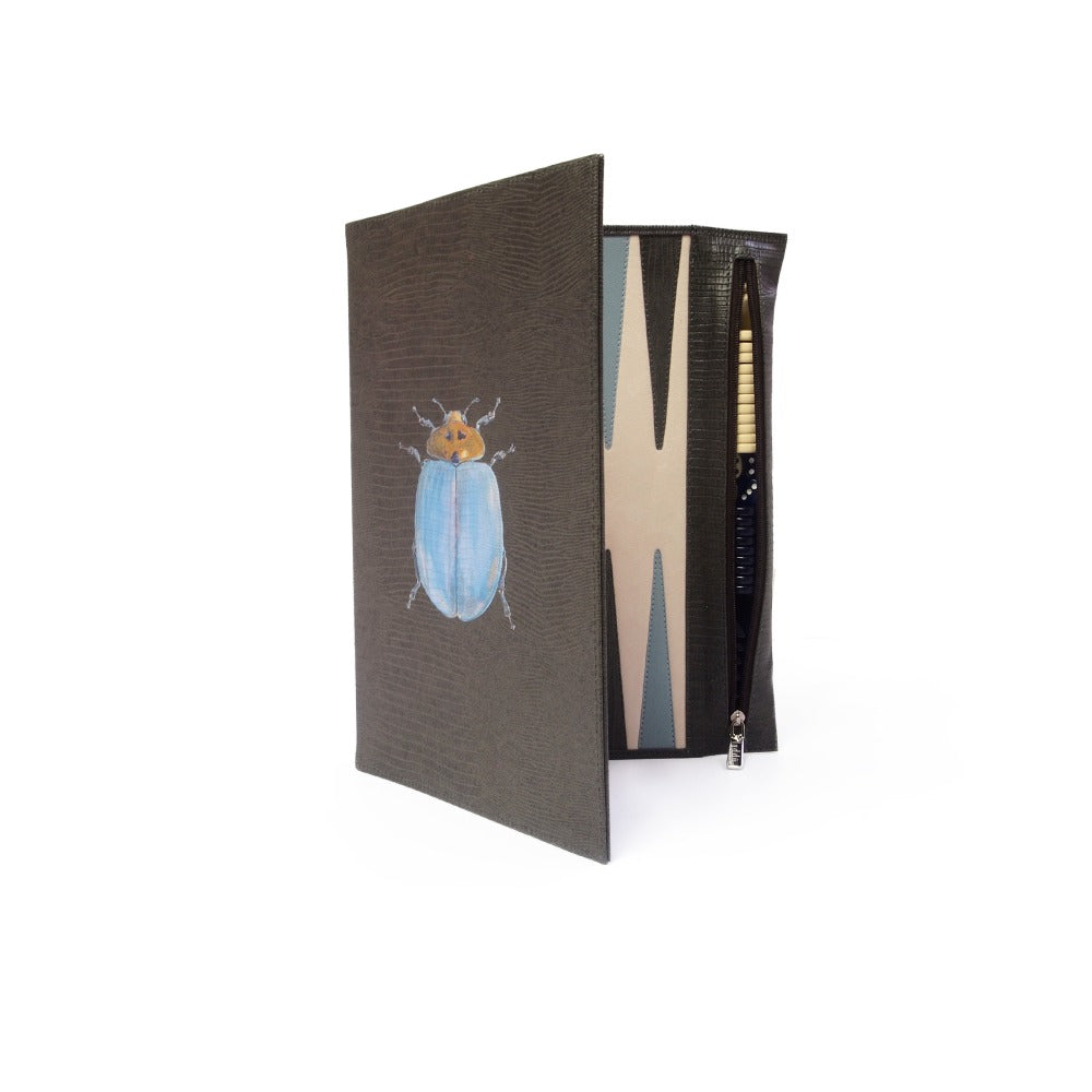 BACKGAMMON DE VIAJE GRIS ARMADILLO