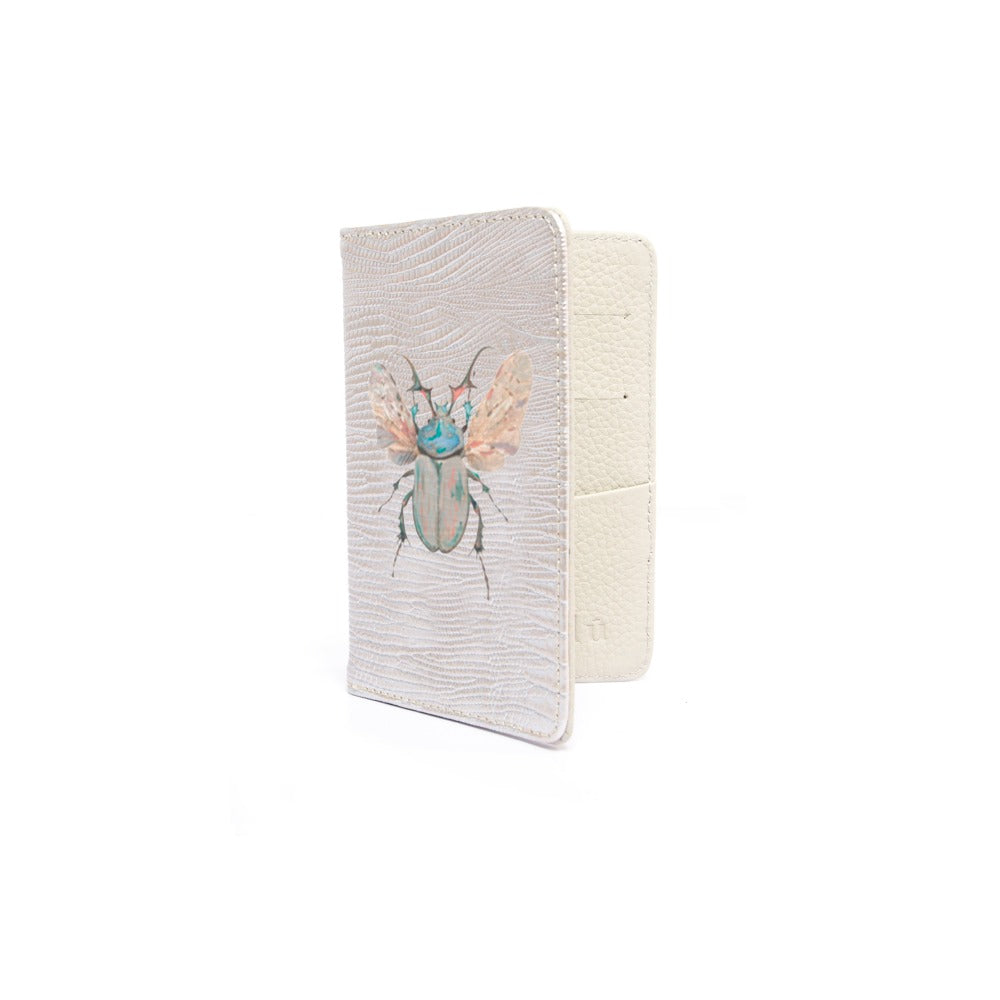TARJETERO NACHO TEJUS PLATA BEIGE