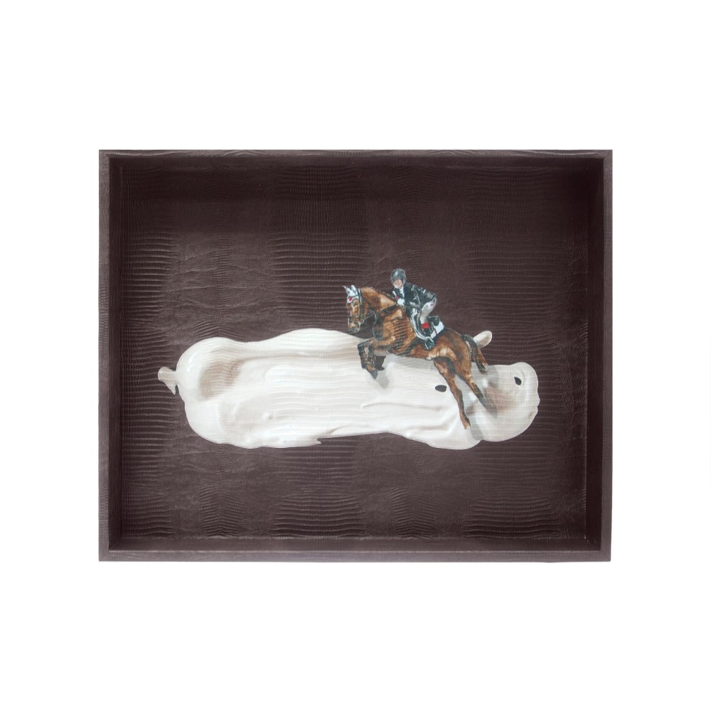 CHAROLA GRANDE TABACO MATE ARMADILLO TAY XACUR