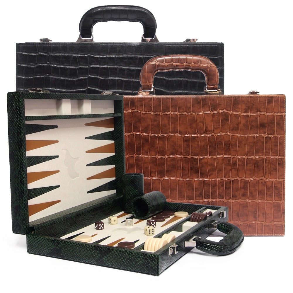 BACKGAMMON MEDIANO PIEL