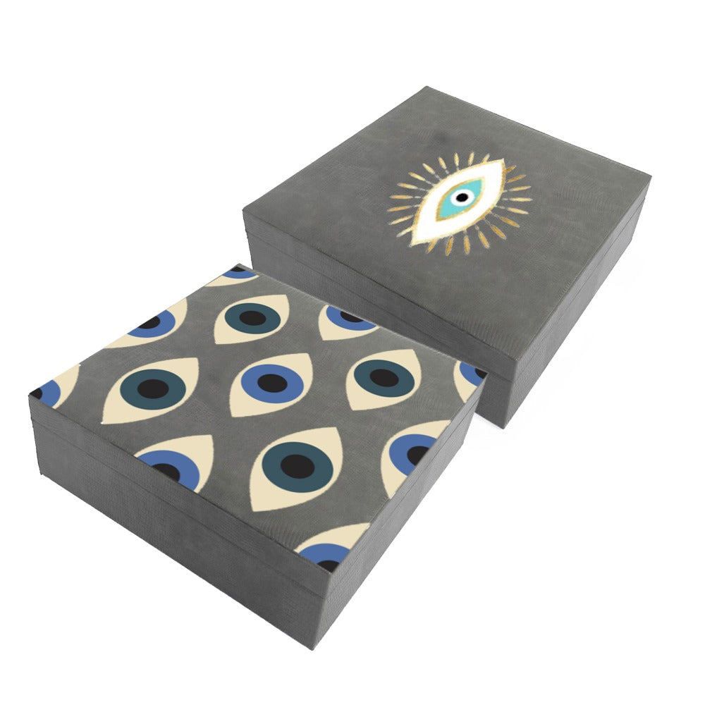 TEA BOX 9 ARMADILLO GREY