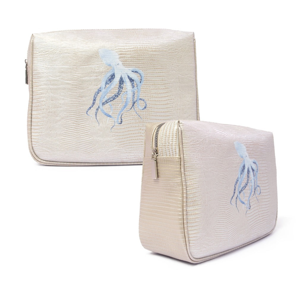 NECESER EXTRA GRANDE TEJUS PLATA BEIGE