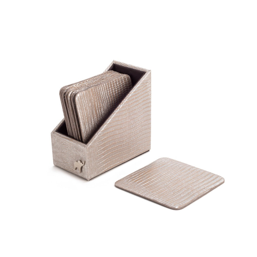 ESTUCHE PORTA VASOS CUADRADOS 12 LISO