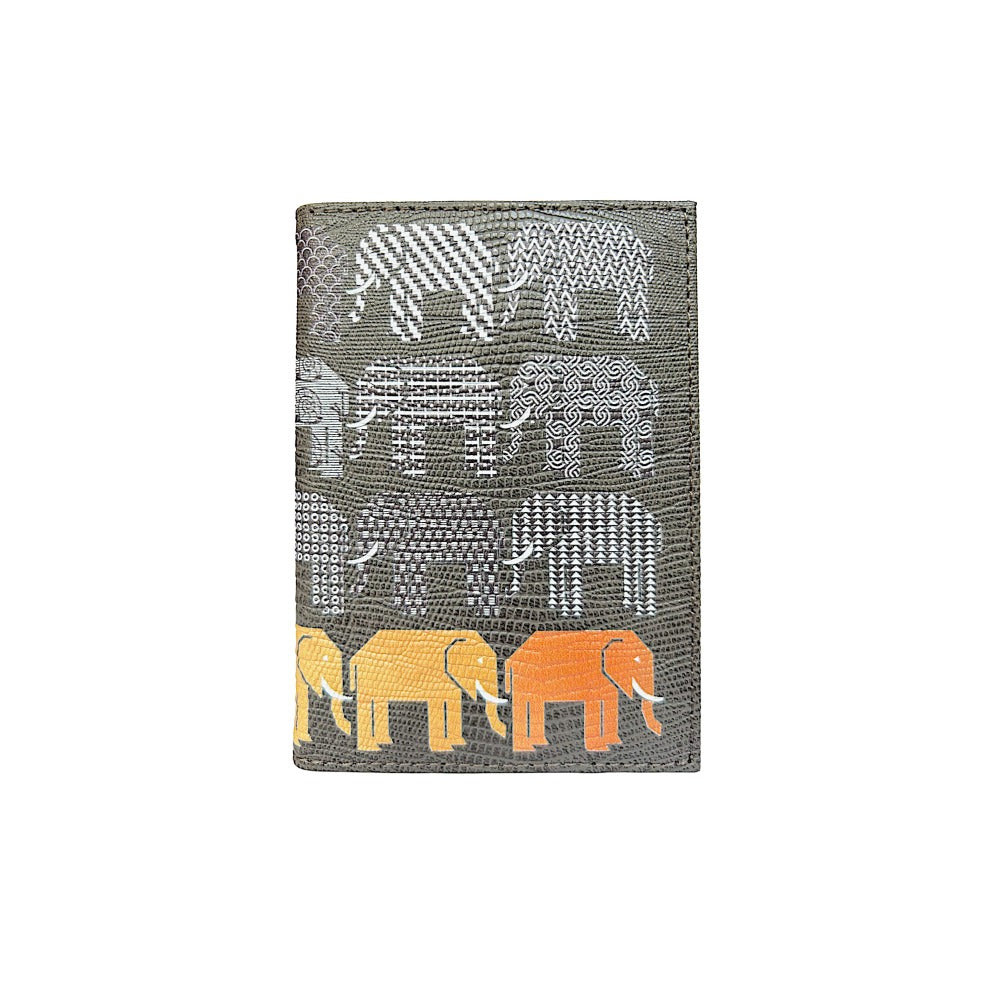 PORTA PASAPORTE Y VISA GRIS ARMADILLO PEDRO FRIEDEBERG