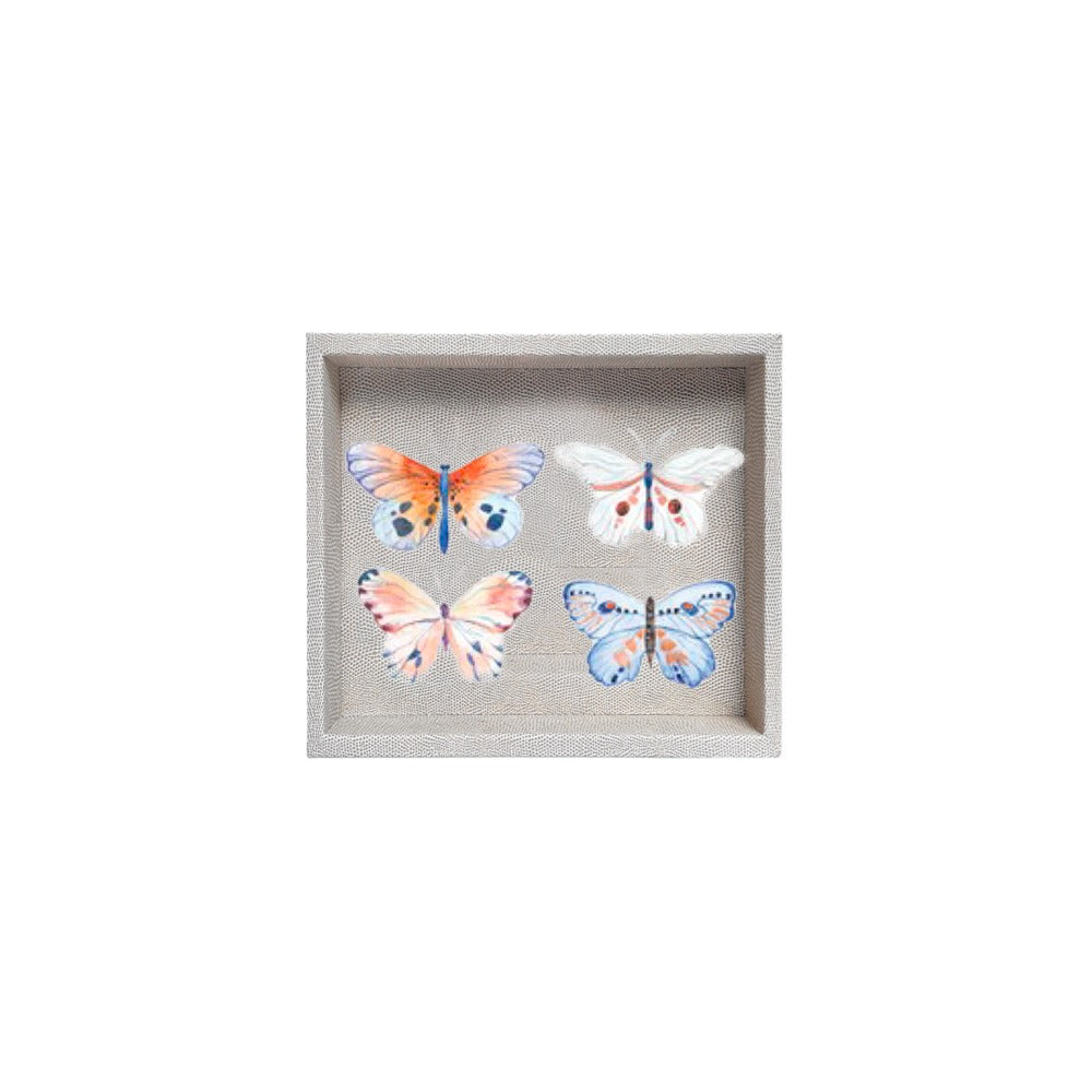 CHAROLA CUADRADA RAYITAS CARNE