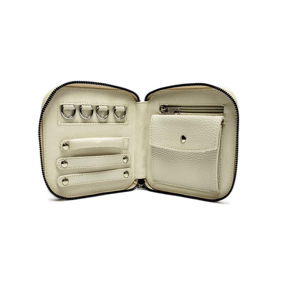 JOYERO DE VIAJE HOLLY 503 HUESO LADY BLUE