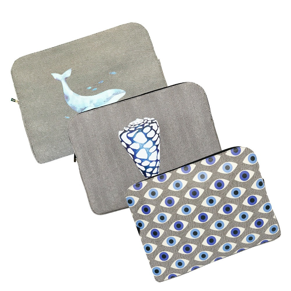 PORTA LAPTOP 13 REPTIL GRIS