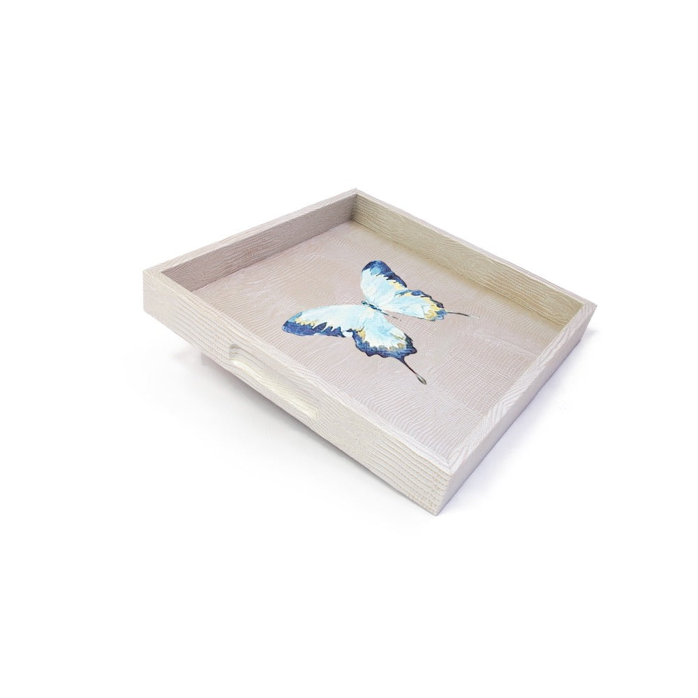 CHAROLA CUADRADA TEJUS PLATA BEIGE